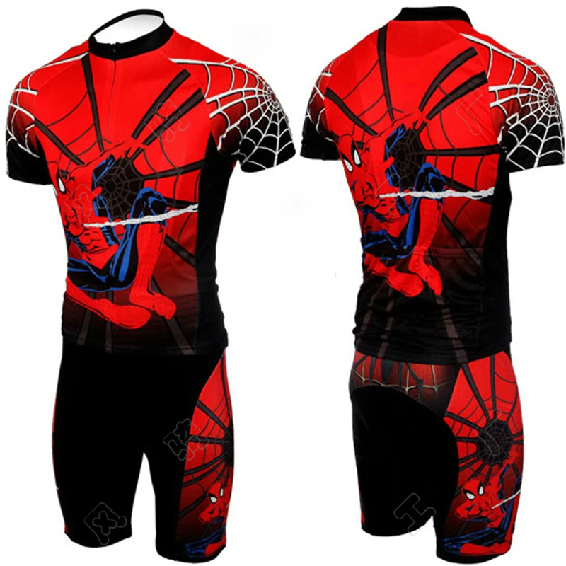 Spiderman Cycling Jersey 2017 Black Biker Outfit Sets with Skull Bike Racing Clothing Short Sleeve Cycling Uniformes Ciclismo Spiderman Cycling Jersey 2017 Black Biker Outfit Sets with Skull Bike Racing Clothing Short Sleeve Cycling Uniformes Ciclismo<br><br>Aliexpress