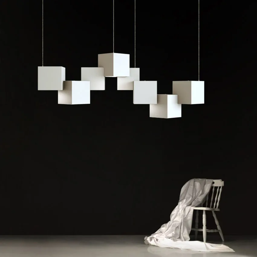 Nordic Personality Design 63CM/90CM Long Cube Pendant Lights Modern Living Room Hanging Lamp Bedroom Coffee Bar Lights Luminaire
Nordic Personality Design 63CM/90CM Long Cube Pendant Lights Modern Living Room Hanging Lamp Bedroom Coffee Bar Lights Luminaire