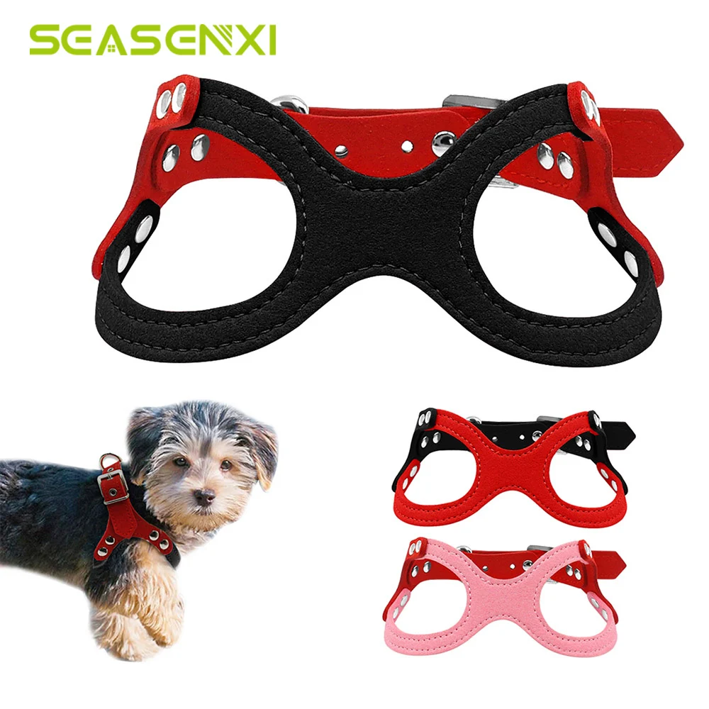 PU Leather Dog Harness for Small Dog Soft Harness For Puppies Chihuahua Yorkie Teddy Pup Puppy Adjustable Pet Products Supplies
PU Leather Dog Harness for Small Dog Soft Harness For Puppies Chihuahua Yorkie Teddy Pup Puppy Adjustable Pet Products Supplies