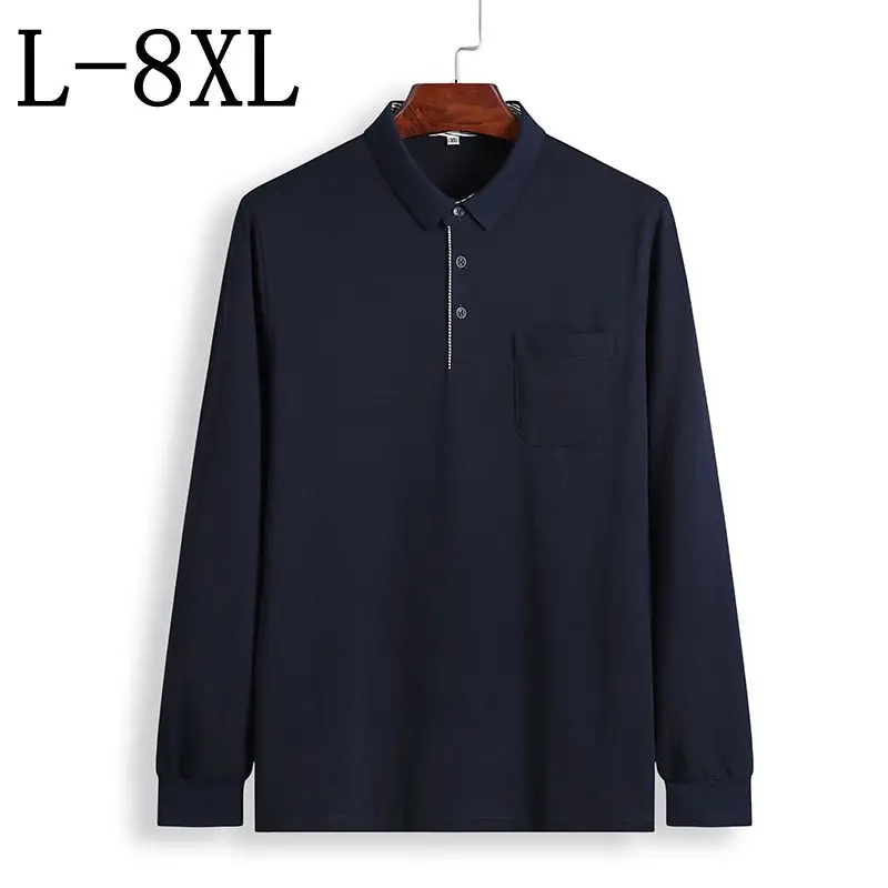 Size 6XL 7XL 2018 New Autumn Fashion Polo Shirt Men Long Sleeve Men's Polos With Pocket High Quality Camisa Polo Masculina
Size 6XL 7XL 2018 New Autumn Fashion Polo Shirt Men Long Sleeve Men's Polos With Pocket High Quality Camisa Polo Masculina