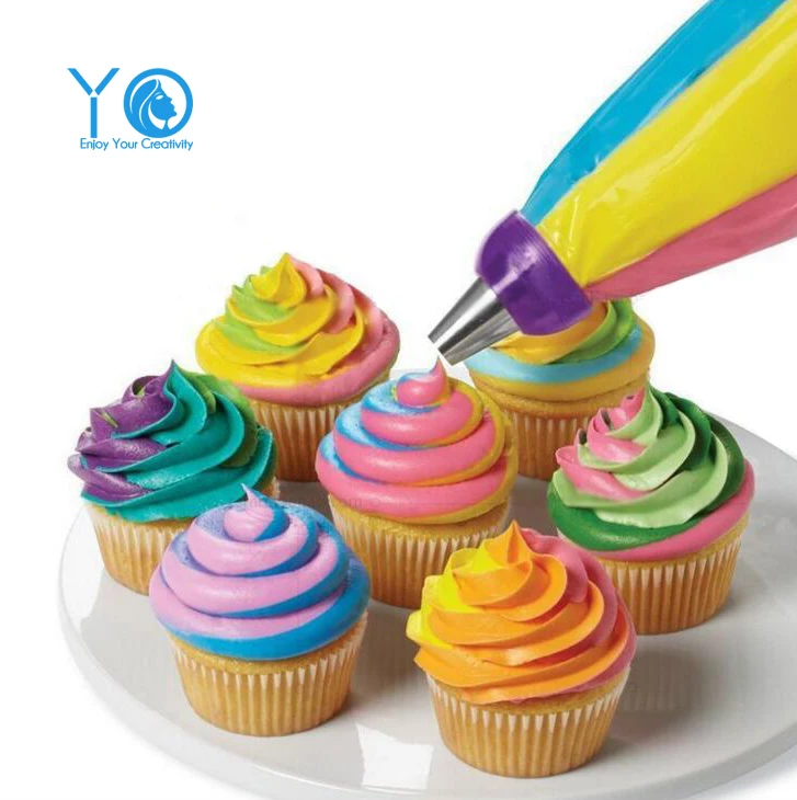 Three-Color Coupler Cake Decorating Tools Medium Cupcake Decorating Tip Converter Cake Tools
Three-Color Coupler Cake Decorating Tools Medium Cupcake Decorating Tip Converter Cake Tools