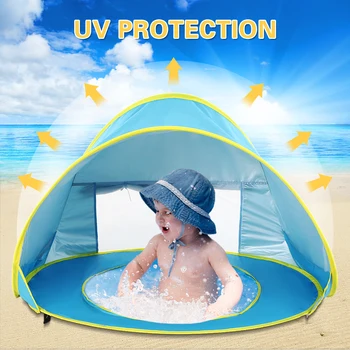 Pop Up Baby Beach Tent Waterproof Anti-UV Sun Shelter With Pool Kids Outdoor Sun Shade Awning Tent Camping Hiking Tent Tools
Pop Up Baby Beach Tent Waterproof Anti-UV Sun Shelter With Pool Kids Outdoor Sun Shade Awning Tent Camping Hiking Tent Tools