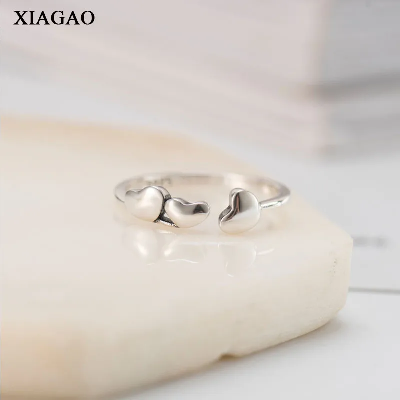 XIAGAO Genuine 925 Sterling Silver Ring Heart Shape Wedding Open Finger Rings For Women Anniversary Jewelry Gift AART0236
XIAGAO Genuine 925 Sterling Silver Ring Heart Shape Wedding Open Finger Rings For Women Anniversary Jewelry Gift AART0236