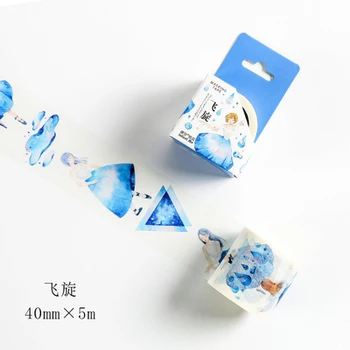 4cm 5m 1 pcs blue Ballerina girl design washi tape Adhesive DIY Scrapbook Sticker Label Masking home decor
4cm 5m 1 pcs blue Ballerina girl design washi tape Adhesive DIY Scrapbook Sticker Label Masking home decor