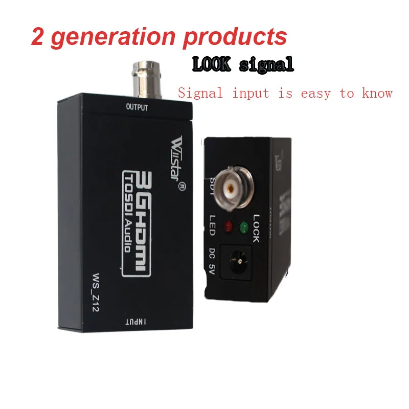 Wiistar HDMI to SDI Converter Adapter 3G HD SDI for driving HDMI Monitors with Power adapter EU US UK AU Plug
Wiistar HDMI to SDI Converter Adapter 3G HD SDI for driving HDMI Monitors with Power adapter EU US UK AU Plug