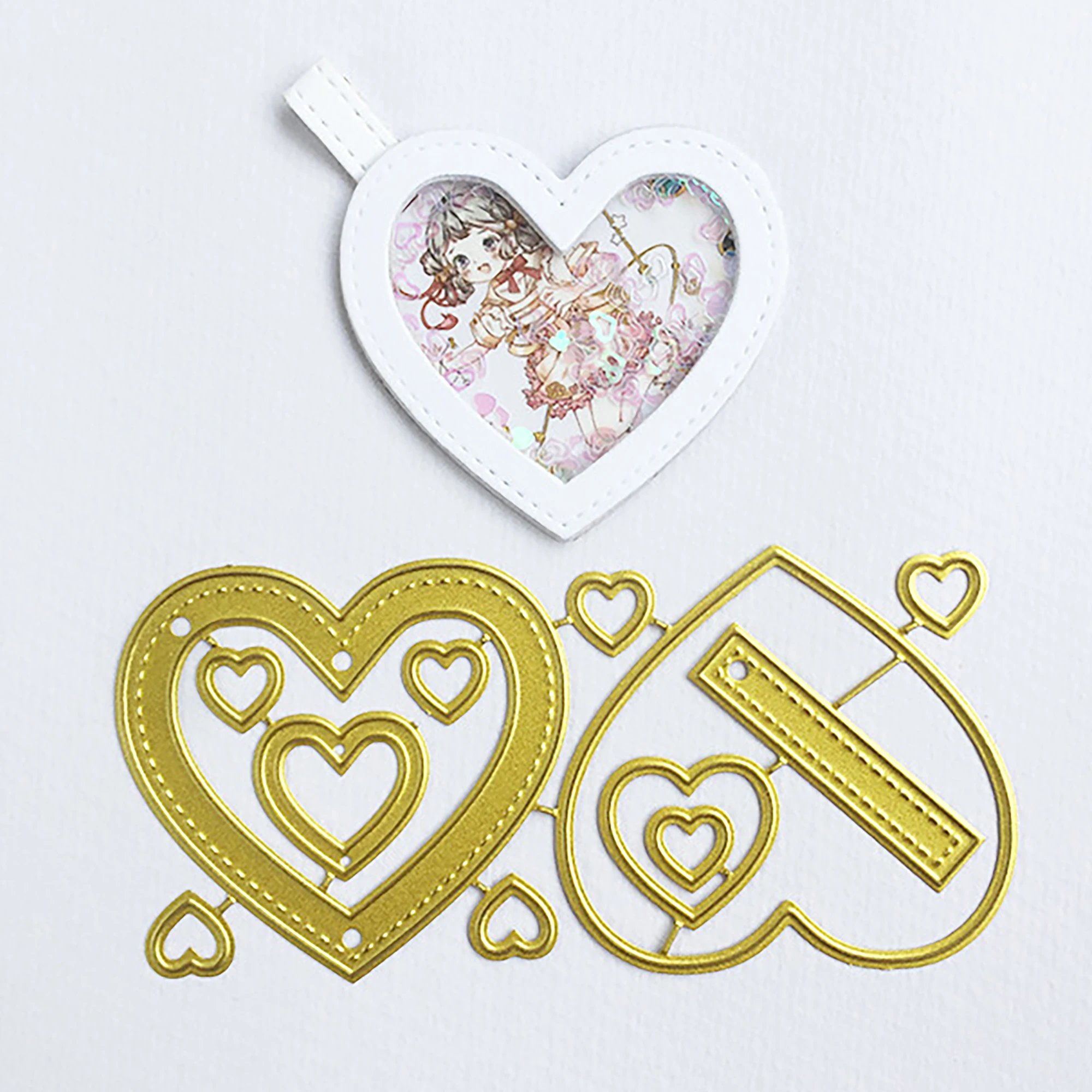 Heart shape Cut dies Stencil Craft Cards Multi-layers Geometric Polygon Album Book Scrapbooking DIY Metal Embossing Love Dies
Heart shape Cut dies Stencil Craft Cards Multi-layers Geometric Polygon Album Book Scrapbooking DIY Metal Embossing Love Dies
