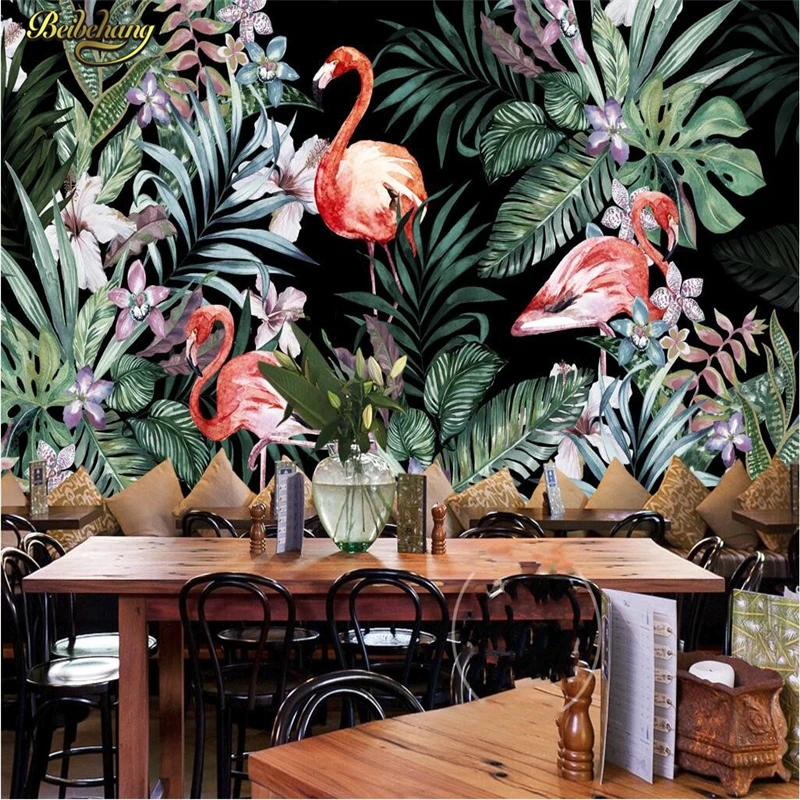 beibehang Custom Wallpaper Wall Stickers Hand painted European Pastoral Flamingos Tropical Rainforest Southeast Asia Mural
beibehang Custom Wallpaper Wall Stickers Hand painted European Pastoral Flamingos Tropical Rainforest Southeast Asia Mural