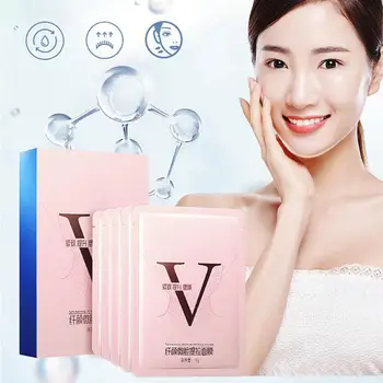5pcs 4D Double V Face Shape Tension Firming Mask Paper Slimming Eliminate Edema Lifting Firming Thin Masseter Face Care Tool
5pcs 4D Double V Face Shape Tension Firming Mask Paper Slimming Eliminate Edema Lifting Firming Thin Masseter Face Care Tool
