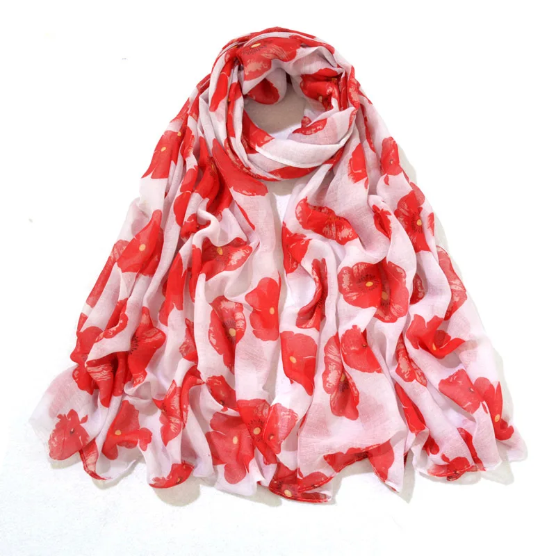 Ladies Scarf Summer Scarf Poppy Print Floral Print Flower Scarf Print Scarf
Ladies Scarf Summer Scarf Poppy Print Floral Print Flower Scarf Print Scarf