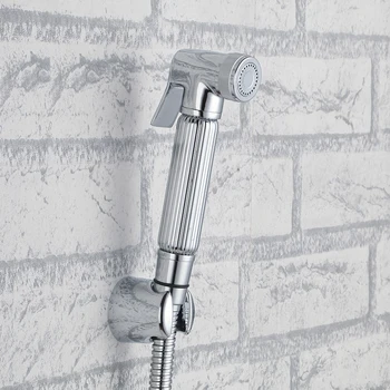 MAIDEER Chrome solid brass Sprayer hand held toilet bidet spray shattaf factory sale copper toilet shower head jet set--MD-N14
MAIDEER Chrome solid brass Sprayer hand held toilet bidet spray shattaf factory sale copper toilet shower head jet set--MD-N14