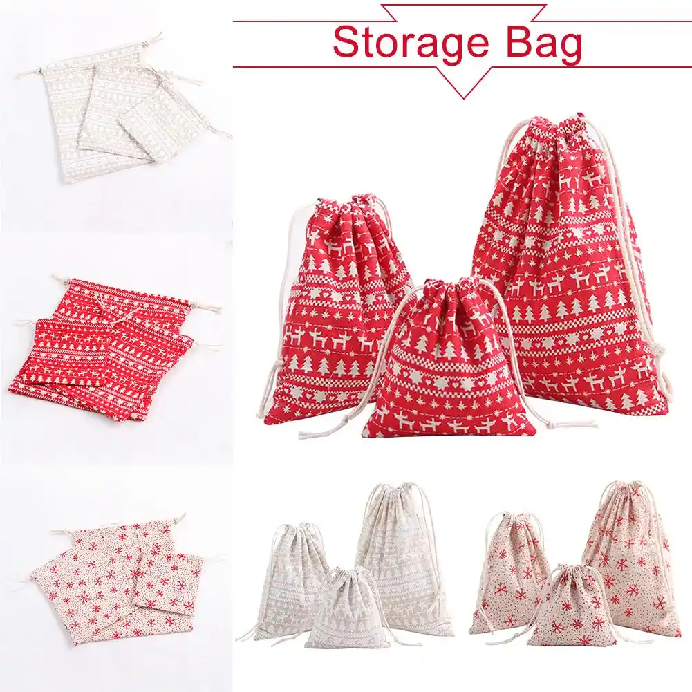 tree christmas gift bags lot santa claus gift bags xmas candy