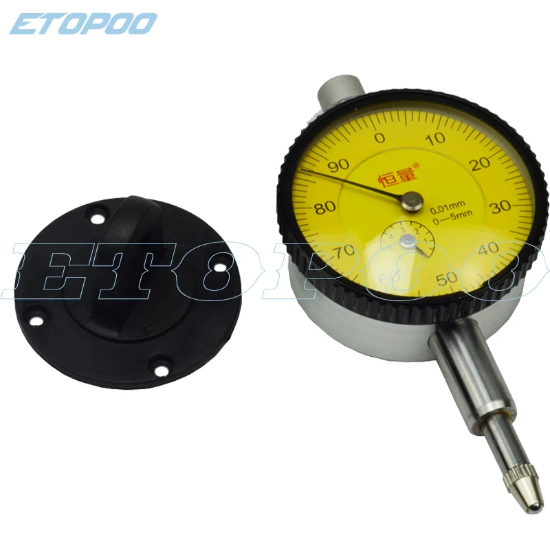 5mm Micron small dial indicator jewels dial gauge 0-5mm Precision 0.01mm Dial indicator measuring tools
5mm Micron small dial indicator jewels dial gauge 0-5mm Precision 0.01mm Dial indicator measuring tools