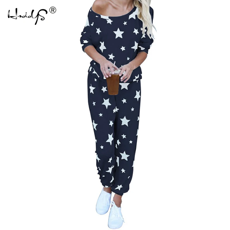 Star Printed Autumn Winter Women Pajama Set Soft Comfortable Pyjamas Home Suit Women's Sleepwear Top and Pants Pajamas Set
Star Printed Autumn Winter Women Pajama Set Soft Comfortable Pyjamas Home Suit Women's Sleepwear Top and Pants Pajamas Set
