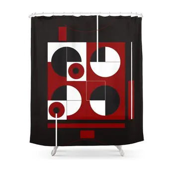 Geometric/Red-White-Black 1 Shower Curtain Waterproof Polyester Eco-friendly Antibacterial Shower Curtains
Geometric/Red-White-Black 1 Shower Curtain Waterproof Polyester Eco-friendly Antibacterial Shower Curtains