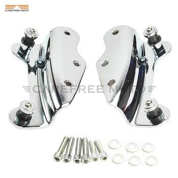 1 pair 4 FOUR POINT Chrome Motorcycle Docking Hardware Kit case for Harley Road King FLHR Road Glide 2009 2010 2011 2012 2013
1 pair 4 FOUR POINT Chrome Motorcycle Docking Hardware Kit case for Harley Road King FLHR Road Glide 2009 2010 2011 2012 2013