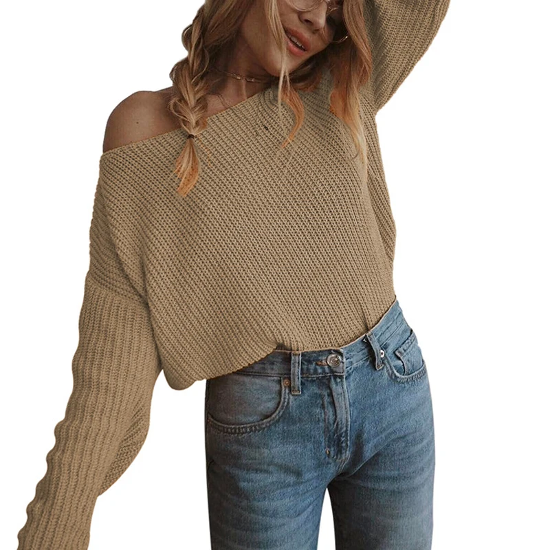 Women Casual Autumn Sweater Knitted Long Sleeve Female Jumper 7 Colors Available Black Pullover 2019
Women Casual Autumn Sweater Knitted Long Sleeve Female Jumper 7 Colors Available Black Pullover 2019