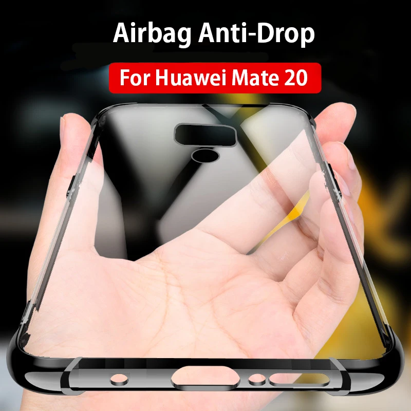 Для Huawei Mate 20 Pro X Чехол прозрачный тонкий против царапин ТПУ чехол для телефона