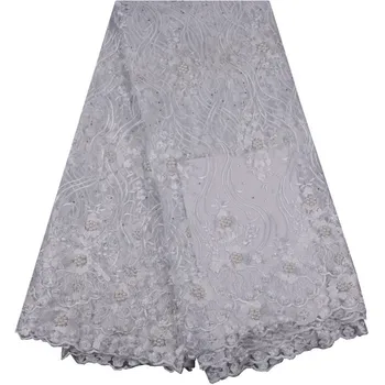 Free Shipping 2018 Latest White African French Lace Net Fabric High Quality Nigeria Lace Fabrics with beads For Wedding 914
Free Shipping 2018 Latest White African French Lace Net Fabric High Quality Nigeria Lace Fabrics with beads For Wedding 914