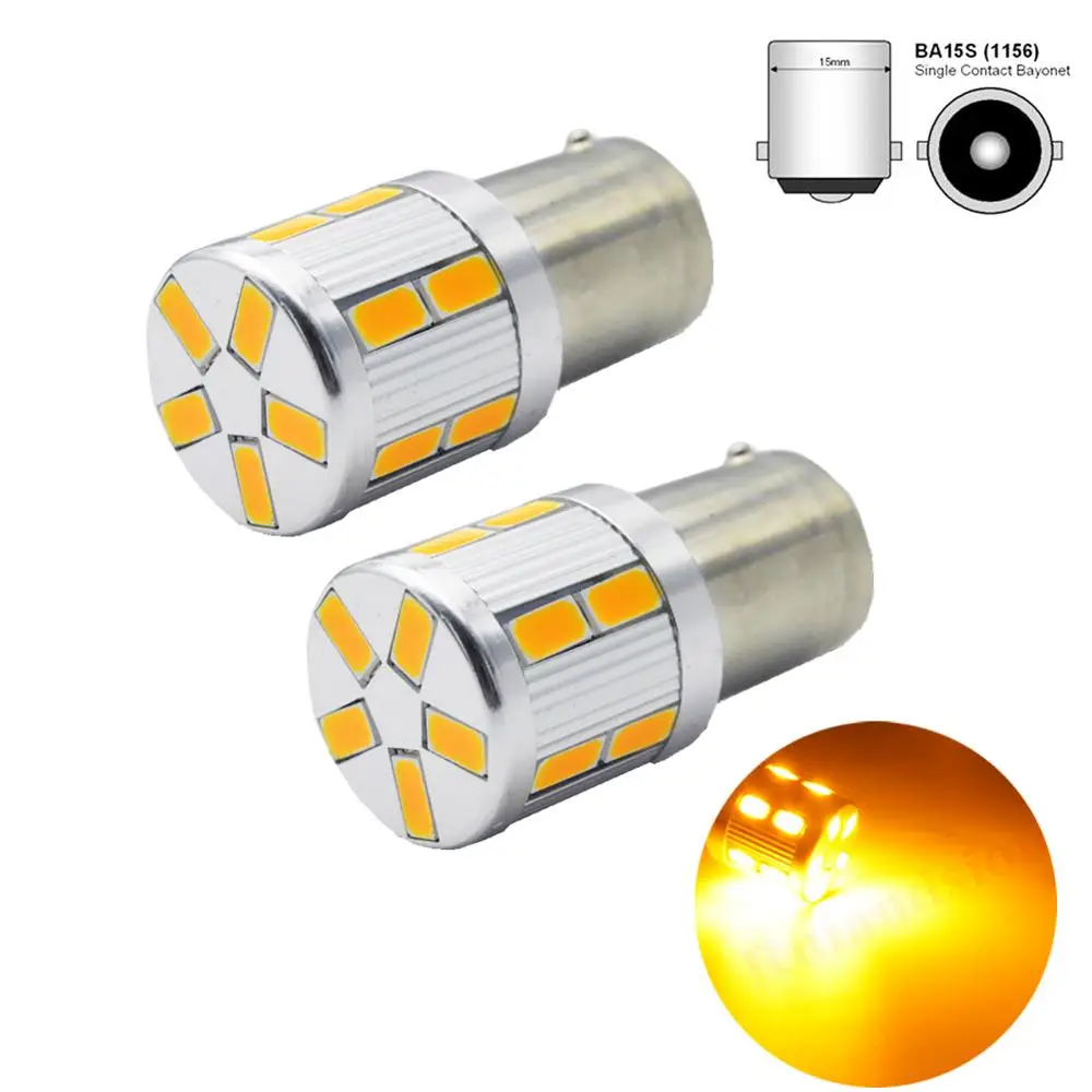 2x DC 6V 12V 24V Yellow Amber Color Car-styling BUS TRUCK Brake Parking Tail Turn Signal Lights lamp 17 5630 SMD LED 1156 BA15S
2x DC 6V 12V 24V Yellow Amber Color Car-styling BUS TRUCK Brake Parking Tail Turn Signal Lights lamp 17 5630 SMD LED 1156 BA15S