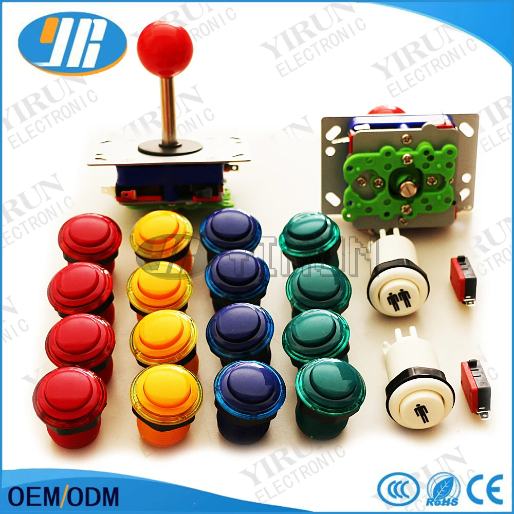 Free shipping DIY Arcadekits Bundle ZIPPY joystick+28mm button+ 1P 2P button for DIY contoller for arcade game,Mame,Raspberry PI
Free shipping DIY Arcadekits Bundle ZIPPY joystick+28mm button+ 1P 2P button for DIY contoller for arcade game,Mame,Raspberry PI
