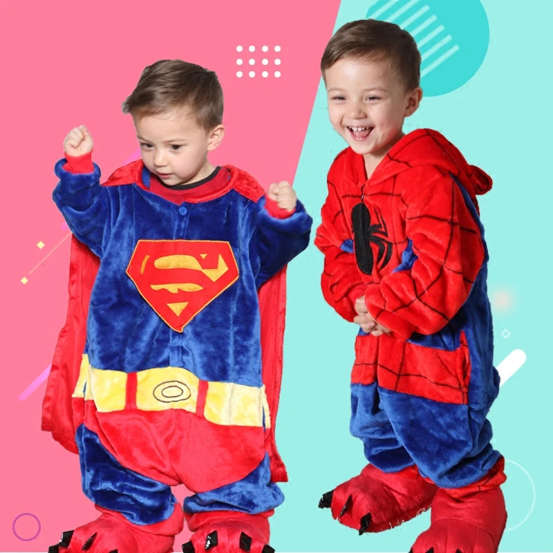 Boys Kids Spiderman Superman Cosplay Fantasia The Avengers Movie Anime Halloween Costumes Carnival dress Sleepwear Winter
Boys Kids Spiderman Superman Cosplay Fantasia The Avengers Movie Anime Halloween Costumes Carnival dress Sleepwear Winter