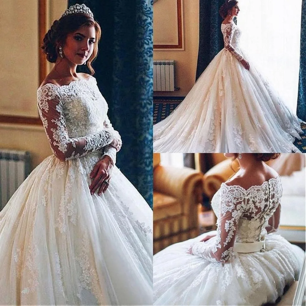 LADY NOIVAS Robe De Mariee 2019 Ball Gown Boho Wedding Dress Lace Appliques Boat Neck Bridal gowns Vestido De Novias Dresses
LADY NOIVAS Robe De Mariee 2019 Ball Gown Boho Wedding Dress Lace Appliques Boat Neck Bridal gowns Vestido De Novias Dresses