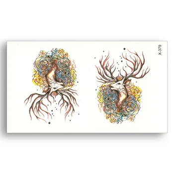 Fake temporary tattoo Water Transfer Color deer Stickers Women Man beauty Sexy Body Art Cool Makeup Live of Song X379
Fake temporary tattoo Water Transfer Color deer Stickers Women Man beauty Sexy Body Art Cool Makeup Live of Song X379