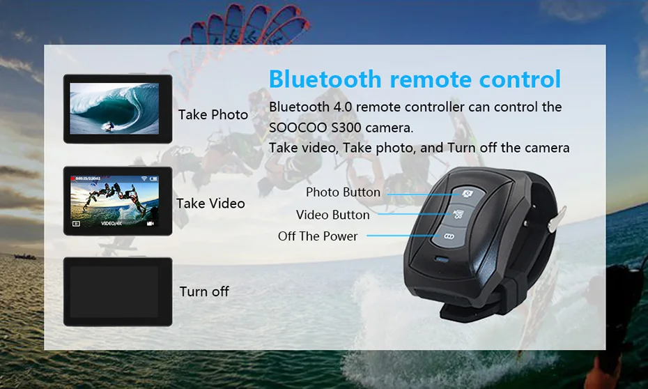 SOOCOO S300 4K 30FPS Sports Camera 2.35 Touchscreen Hi3559V100 IMX377 EIS Wifi External Mic GPS (11)