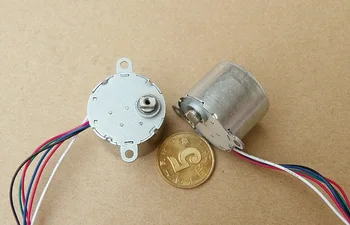 10PCS 24BYJ 5VDC Stepper Motor Stepper Angle:5.625 2-phase 6-wire or 5-wire 4-phase Stepper Angle:5.625 
10PCS 24BYJ 5VDC Stepper Motor Stepper Angle:5.625 2-phase 6-wire or 5-wire 4-phase Stepper Angle:5.625