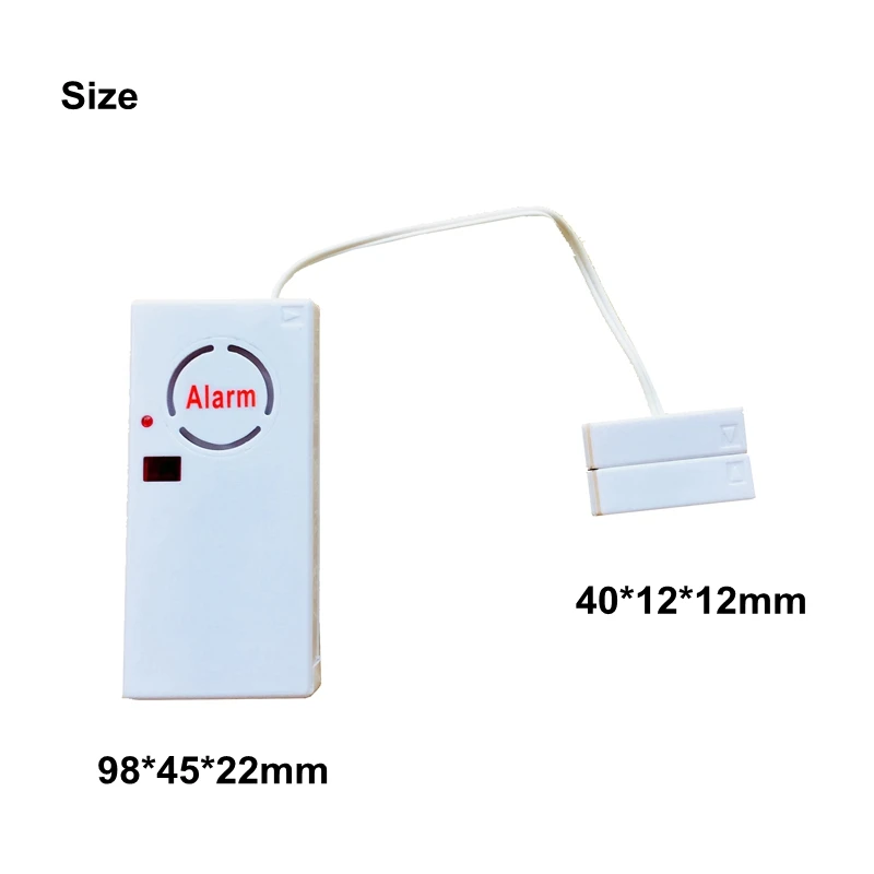 Home Alarm Wireless Remote Control Window Sensor 120dB Security Door Alarm Sensor 9V Battery Magnetic Switch Anti theft Alarm
Home Alarm Wireless Remote Control Window Sensor 120dB Security Door Alarm Sensor 9V Battery Magnetic Switch Anti theft Alarm