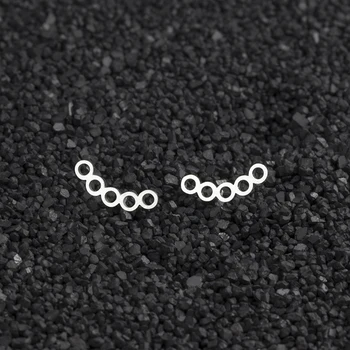 10pcs Women Stainless Steel Tiny Five Circles Stud Earring Ear Jewelry Silver Colour Simple Circle Earing Boucle d'oreille Femme
10pcs Women Stainless Steel Tiny Five Circles Stud Earring Ear Jewelry Silver Colour Simple Circle Earing Boucle d'oreille Femme