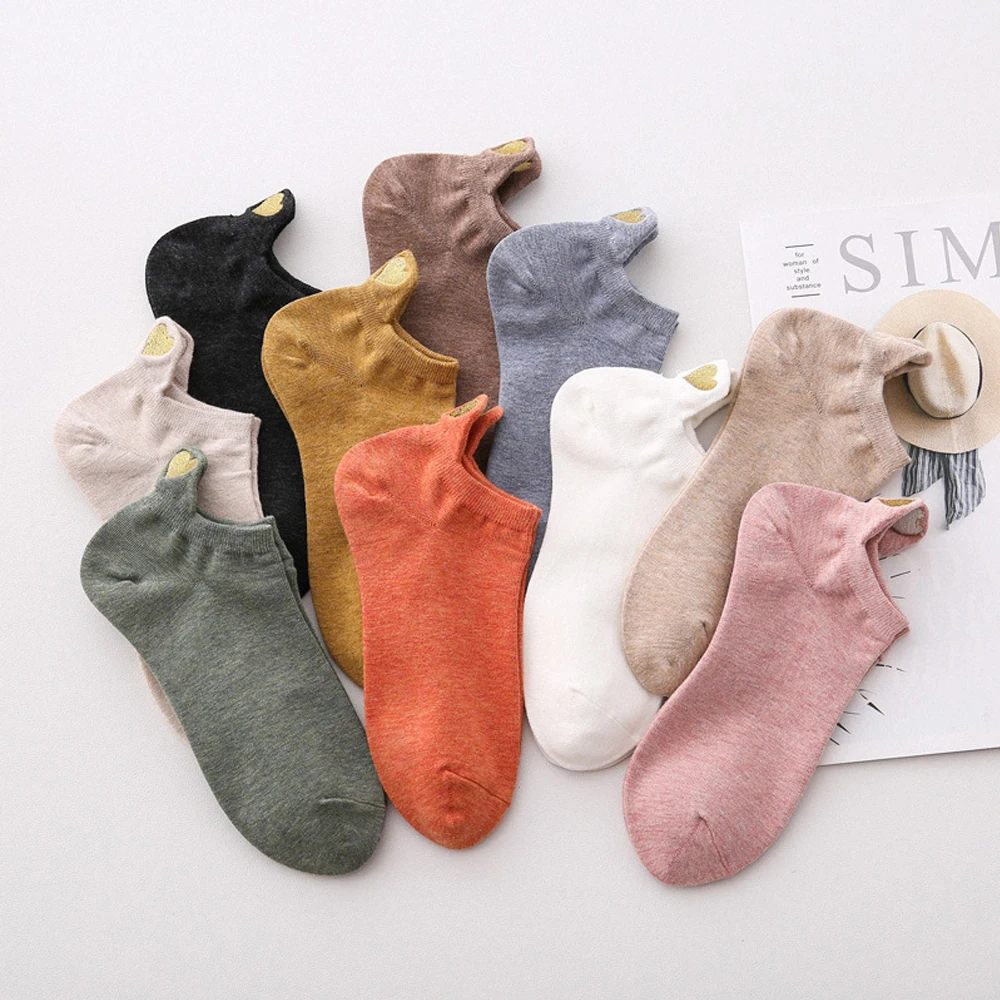 1 Pair Short Ankle Socks Summer Fashion Women Heart Casual Socks Girls Candy Color Novelty Breathable Low Cut Invisible Socks
1 Pair Short Ankle Socks Summer Fashion Women Heart Casual Socks Girls Candy Color Novelty Breathable Low Cut Invisible Socks