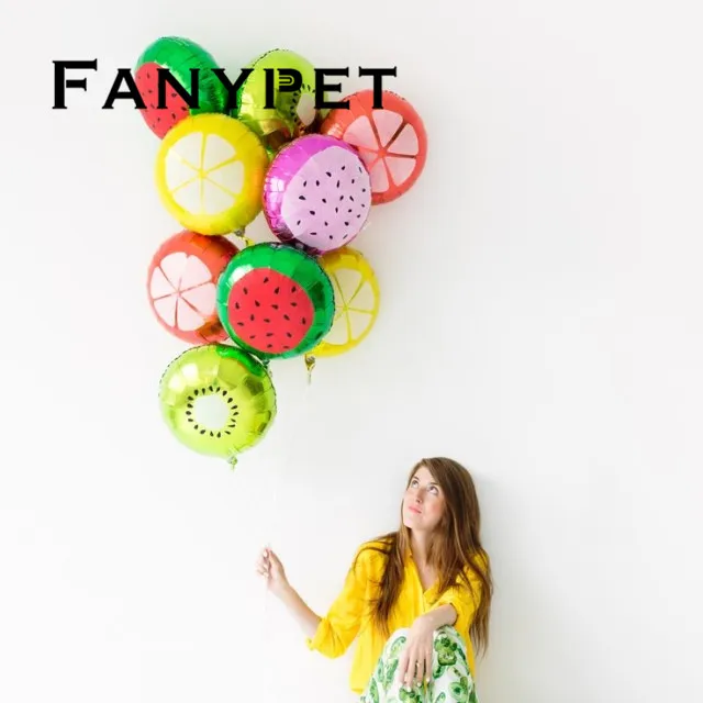 50pcs 18inch Fruits Foil Balloons Watermelon Helium Ballons Children Inflatable Toys Birthday Wedding Decoration Party Supplies
50pcs 18inch Fruits Foil Balloons Watermelon Helium Ballons Children Inflatable Toys Birthday Wedding Decoration Party Supplies