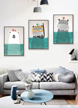 Moderne Nordic Kawaii Beer Vogel Animal Art Prints Poster Cartoon Muur Foto Canvas Schilderij Geen Ingelijst Kinderkamer955218
Moderne Nordic Kawaii Beer Vogel Animal Art Prints Poster Cartoon Muur Foto Canvas Schilderij Geen Ingelijst Kinderkamer955218