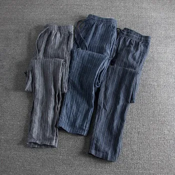 Japanese STRIPED FASHION washed linen slim trousers foreign trade original single men's casual pants for promotion wholesale
Japanese STRIPED FASHION washed linen slim trousers foreign trade original single men's casual pants for promotion wholesale