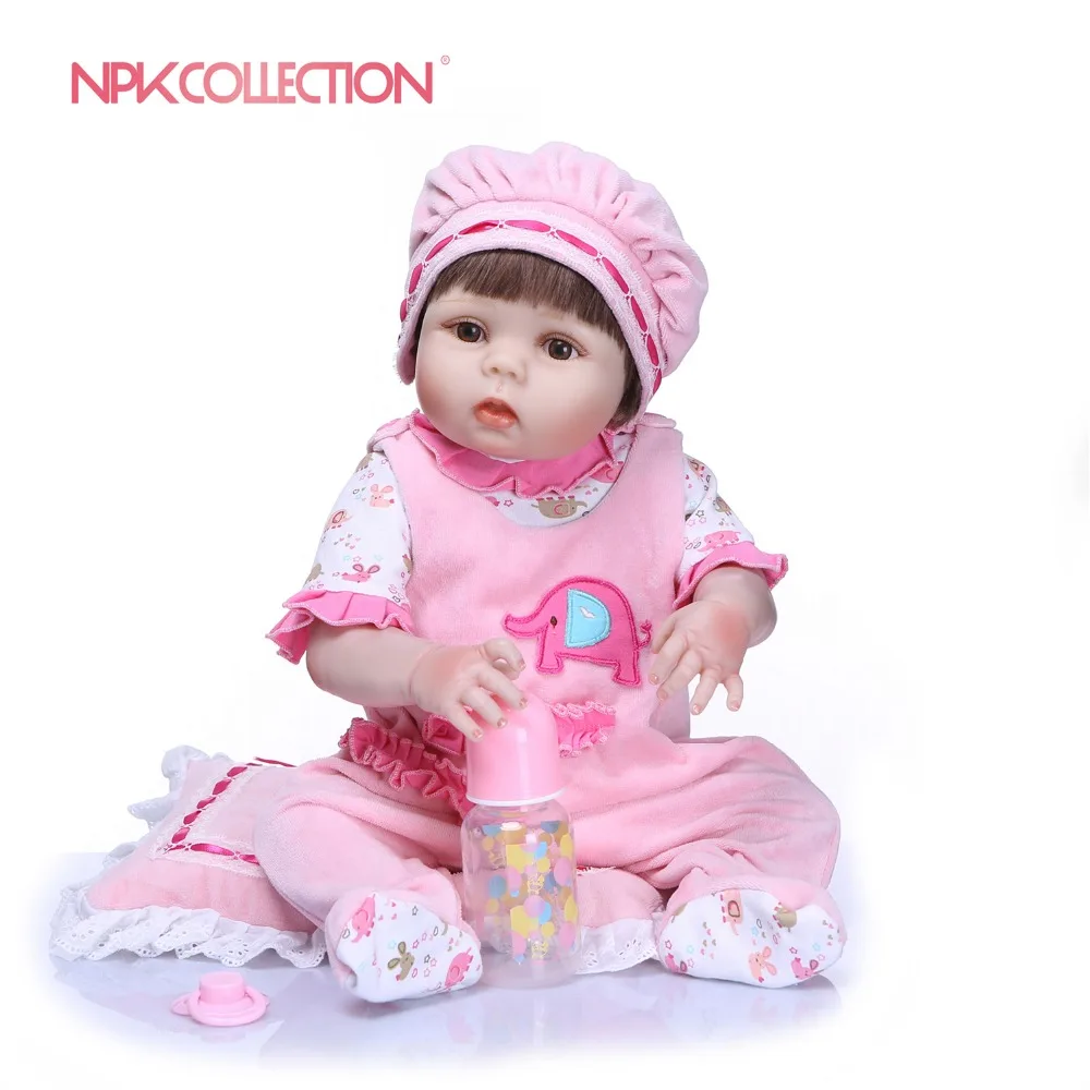 NPKCOLLECTION Full Body Silicone Vinyl Girl Reborn Babies Doll Bath Toy Gift Lifelike Newborn Princess Baby Doll for Girls
NPKCOLLECTION Full Body Silicone Vinyl Girl Reborn Babies Doll Bath Toy Gift Lifelike Newborn Princess Baby Doll for Girls