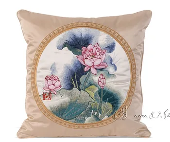 Home Decoration Lotus Linen Cotton Throw Pillow Car back Cushion Square 45*45cm Retro Plant embroidered office sofa chair cusion
Home Decoration Lotus Linen Cotton Throw Pillow Car back Cushion Square 45*45cm Retro Plant embroidered office sofa chair cusion