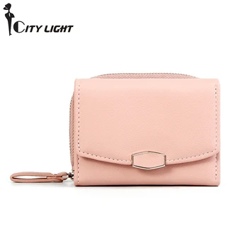 Women's Pu Leather Coin Purse Card Holder Ladies Short Three-fold Wallet Female Multi-function Zipper Wallet For Girls
Women's Pu Leather Coin Purse Card Holder Ladies Short Three-fold Wallet Female Multi-function Zipper Wallet For Girls