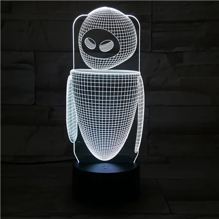 WALL E Table Lamp Bedroom EVE Decoration Cartoon RGB Touch Sensor Children Kids Gadget Gift Robot Eva Night Light LED USB Decor
WALL E Table Lamp Bedroom EVE Decoration Cartoon RGB Touch Sensor Children Kids Gadget Gift Robot Eva Night Light LED USB Decor