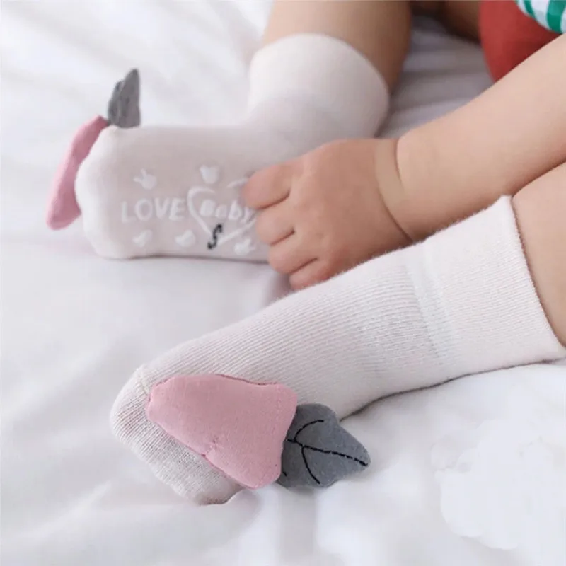 baby socks Kids Infant Toddler Baby Boys Girls Cartoon Animals Anti-Slip Knitted Warm Socks skarpetki #4j22 (9)