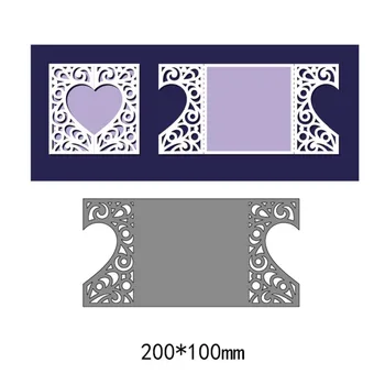 The New Making Scrapbook Greeting Card Decor Lace Hollow Frame Metal Cutting Dies Stencil Frame Embossing Template DIY 200*100mm
The New Making Scrapbook Greeting Card Decor Lace Hollow Frame Metal Cutting Dies Stencil Frame Embossing Template DIY 200*100mm