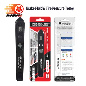 New arrival 2019 Brake Fluid Tester Pen and Tire pressure tester 2 in1 LED Universal Car Detector Vehicle OBD2 Diagnostic Tool
New arrival 2019 Brake Fluid Tester Pen and Tire pressure tester 2 in1 LED Universal Car Detector Vehicle OBD2 Diagnostic Tool