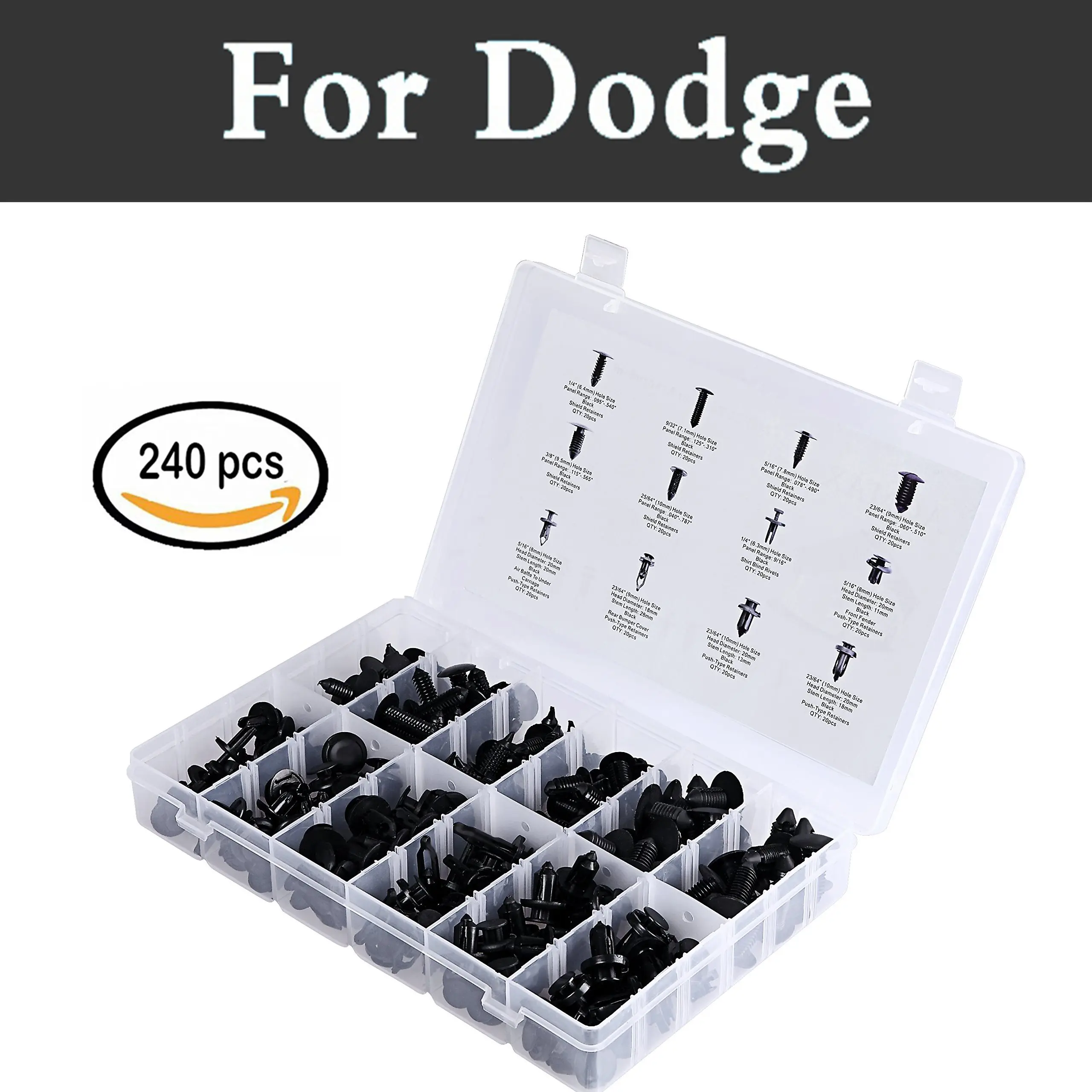 240pcs Car Screw Rivets Fixed Clamp Pliers Set Black Rivets For Dodge Avenger Caliber Challenger Charger Dart Durango
240pcs Car Screw Rivets Fixed Clamp Pliers Set Black Rivets For Dodge Avenger Caliber Challenger Charger Dart Durango