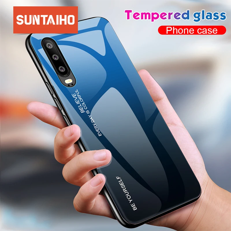 Suntaiho Gradient Phone Case For Huawei P30 P20 Pro Mate 20 Lite 10 Colorful Shell Tempered Glass Cover For Huawei P Smart 2019
Suntaiho Gradient Phone Case For Huawei P30 P20 Pro Mate 20 Lite 10 Colorful Shell Tempered Glass Cover For Huawei P Smart 2019