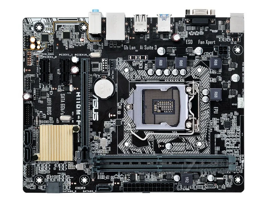 Asus H110M-F Desktop Motherboard H110 LGA 1151 For Core i7 i5 i3 DDR4 32G SATA3 USB3.0 VGA Micro ATX Original Used Mainboard
Asus H110M-F Desktop Motherboard H110 LGA 1151 For Core i7 i5 i3 DDR4 32G SATA3 USB3.0 VGA Micro ATX Original Used Mainboard