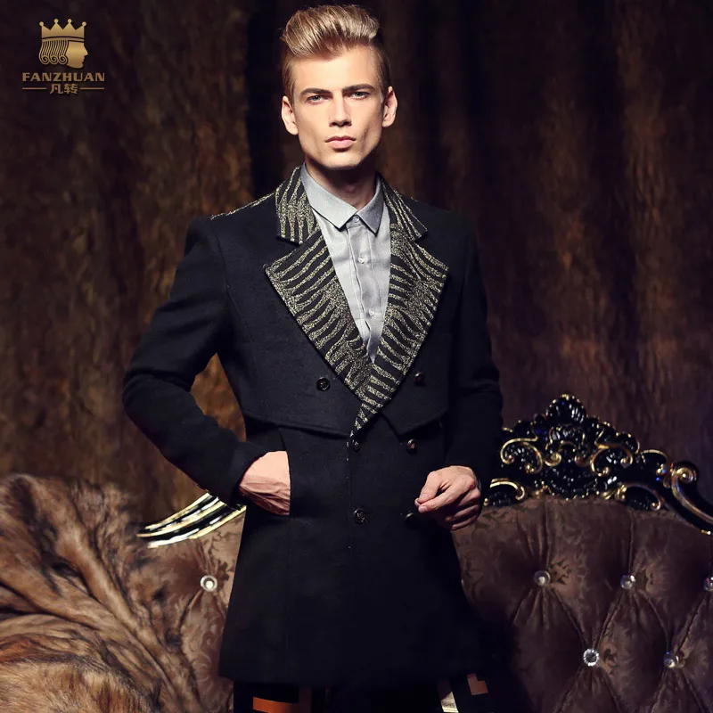 Free Shipping New fashion male winter men's Slim woolen long sleeved Black Zebra Lapel in long wool coat 0034 On Sale fanzhuan
Free Shipping New fashion male winter men's Slim woolen long sleeved Black Zebra Lapel in long wool coat 0034 On Sale fanzhuan