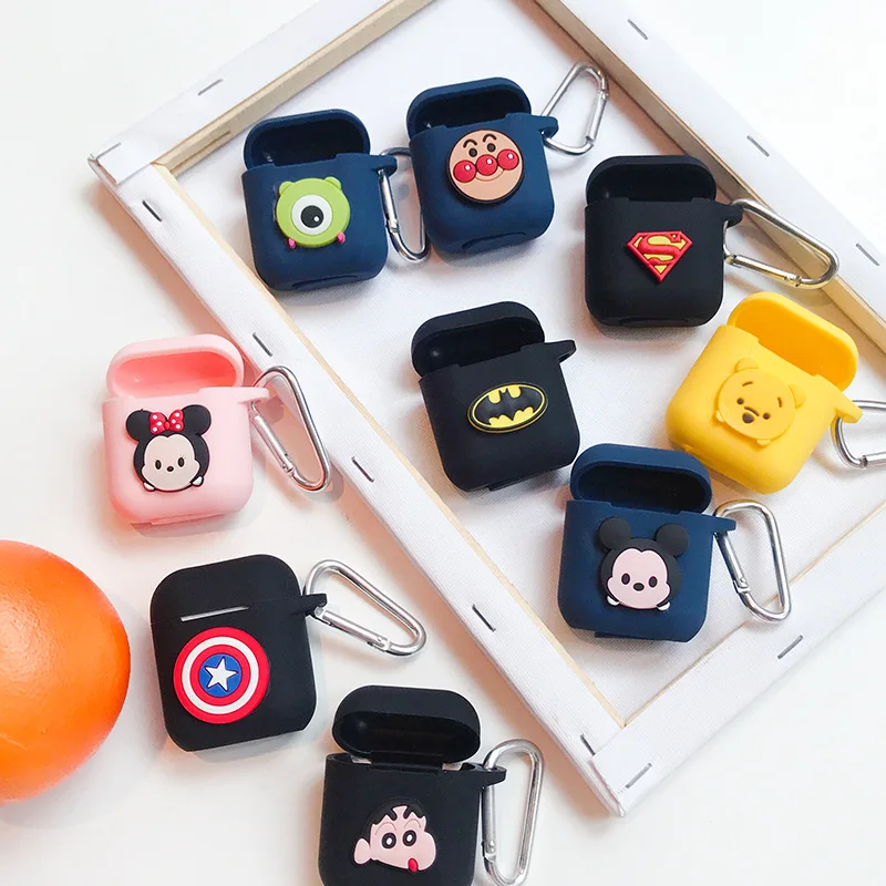 Cute Cartoon Wireless Bluetooth Earphone Case For Apple AirPods Silicone Charging Headphones Cases For Airpods Protective Cover
Cute Cartoon Wireless Bluetooth Earphone Case For Apple AirPods Silicone Charging Headphones Cases For Airpods Protective Cover