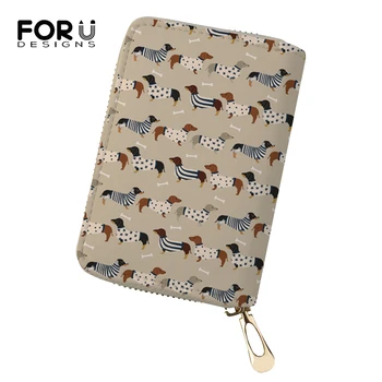 FORUDESIGNS Mini Purses Card Holder Dachshund Dog Printing Lady Travel Wallets Coin Pocket Bussiness Card Holder Bolsa Feminino
FORUDESIGNS Mini Purses Card Holder Dachshund Dog Printing Lady Travel Wallets Coin Pocket Bussiness Card Holder Bolsa Feminino