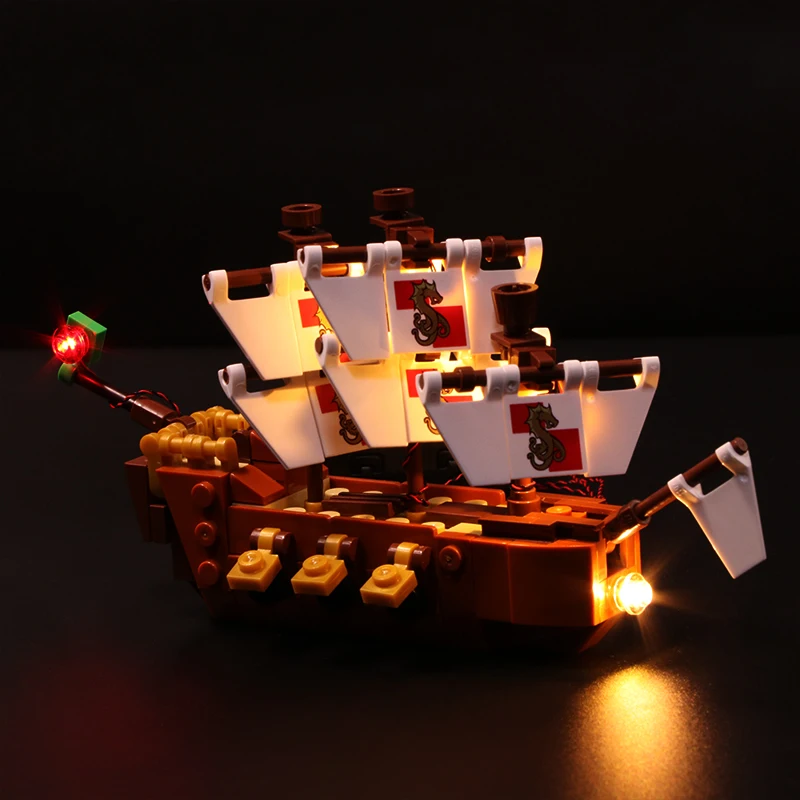 Светодиодный светильник совместимый с Lego 21313 Ideas серия 16051 корабль создатель в