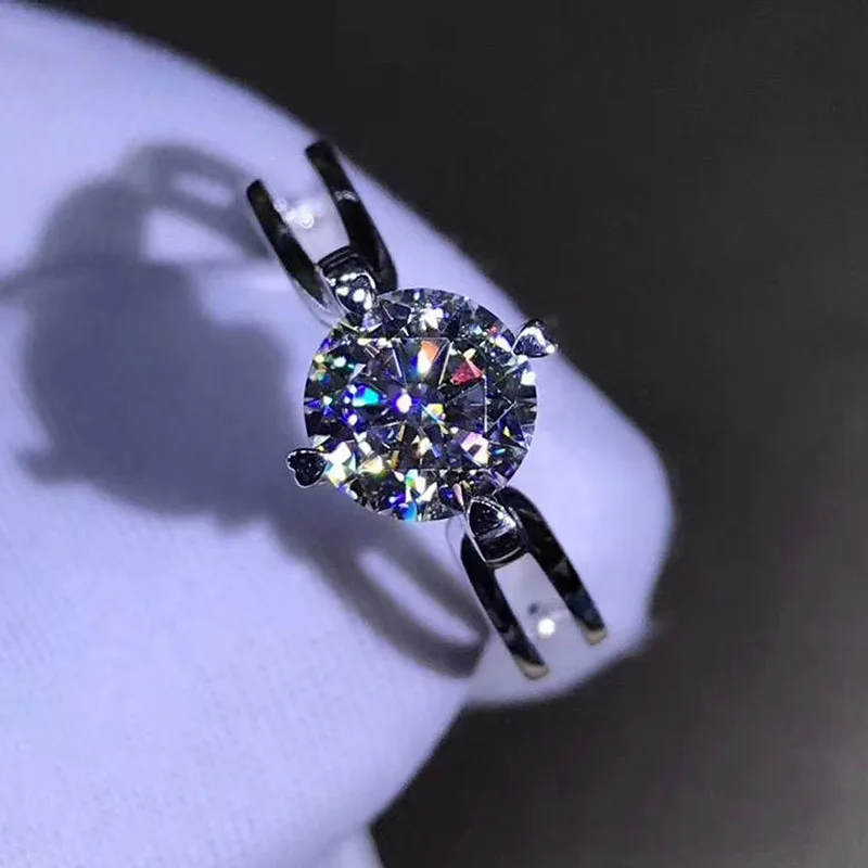 18K White Gold Ring 1ct 2ct 3ct Special Design Moissanite Jewelry Ring Wedding Party Anniversary Gitf
18K White Gold Ring 1ct 2ct 3ct Special Design Moissanite Jewelry Ring Wedding Party Anniversary Gitf